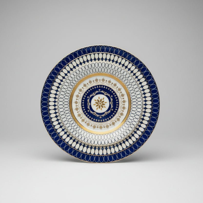 ASSIETTE DE PRÉSENTATION – BLEU IMPÉRIAL - MDM HOME