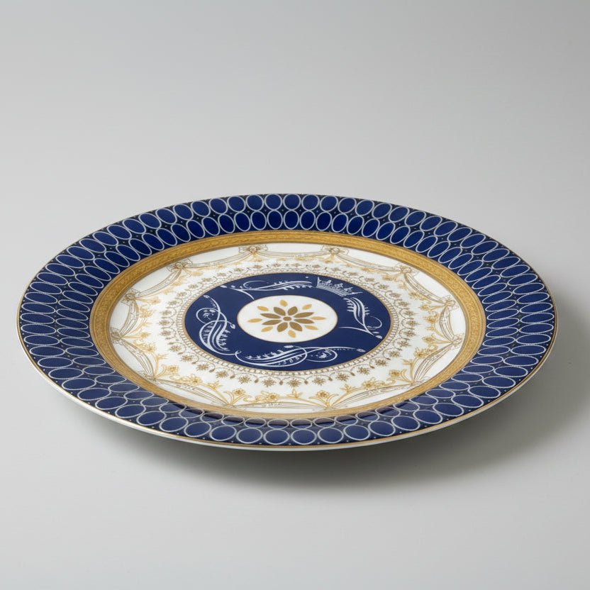 ASSIETTE DE PRÉSENTATION – BLEU IMPÉRIAL - MDM HOME