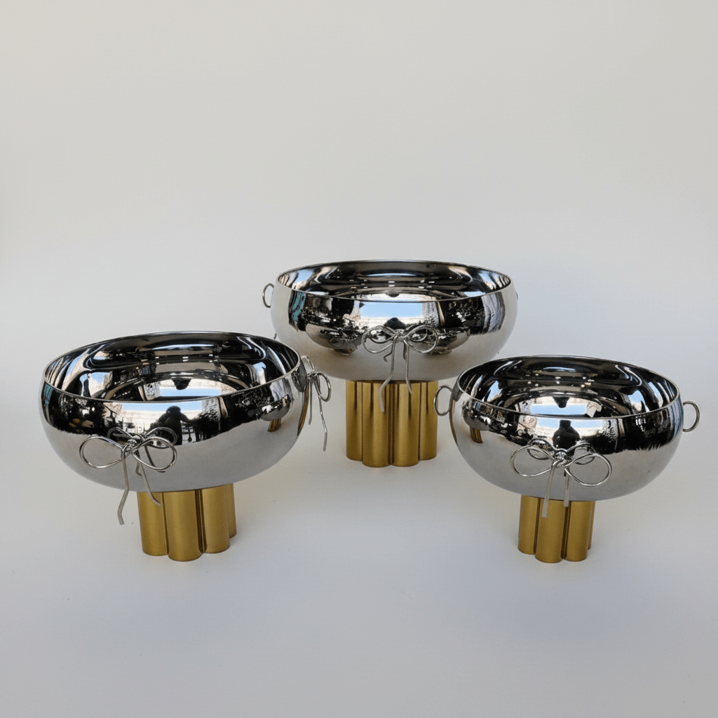 Bol présentoir inox premium - 3 dimensions - MDM HOME