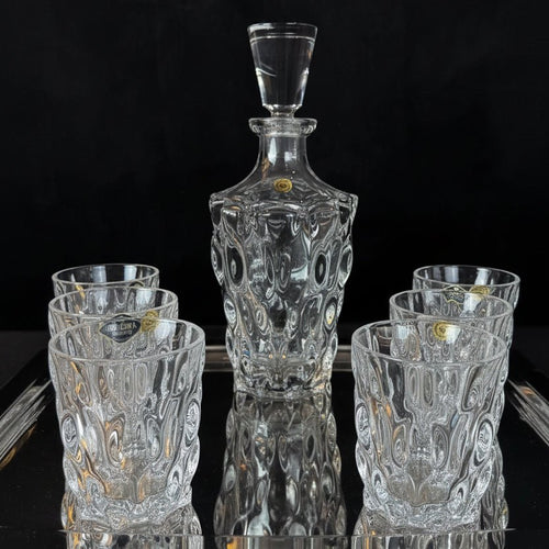Carafes et 6 verres - Cristal au plomb 24% - MDM HOMEVaisselle
