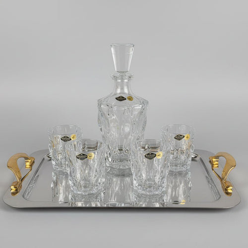 Carafes et 6 verres - Cristal au plomb 24% - MDM HOMEVaisselle