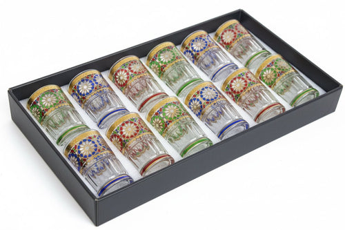COFFRET DE 12 VERRES À THÉ - MDM HOME