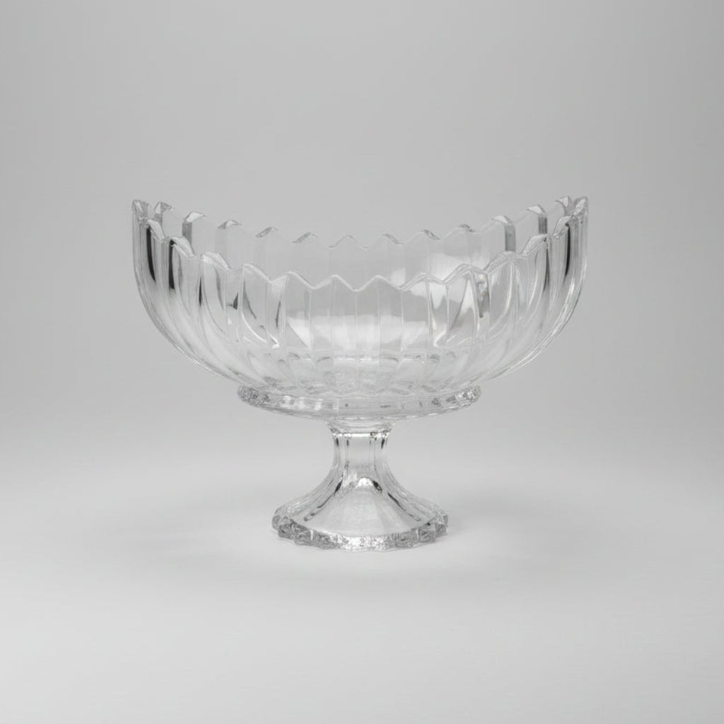 COUPE SUR PIED EN CRISTAL CISELÉ - MDM HOME