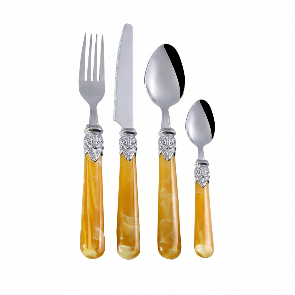 Couvert de table 24 pcs - 4 couleurs - MDM HOME