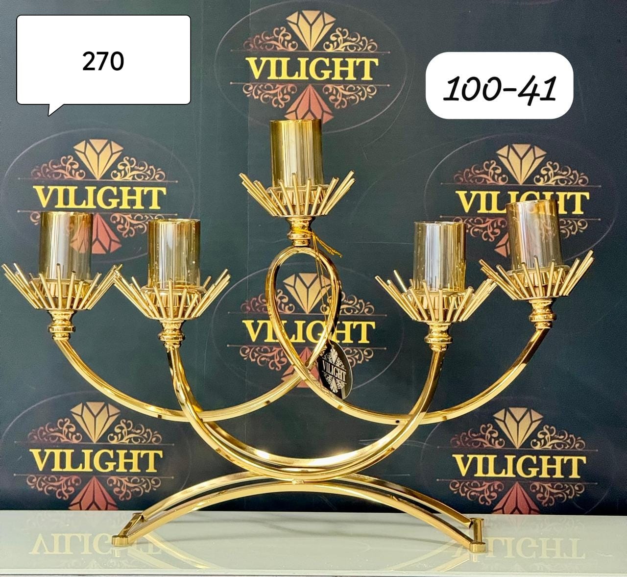 DÉCORATION PRESTIGE – CANDÉLABRE DESIGN SOLEIL - MDM HOME