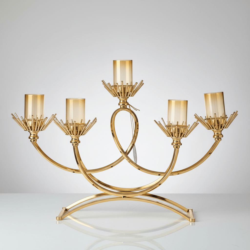 DÉCORATION PRESTIGE – CANDÉLABRE DESIGN SOLEIL - MDM HOME