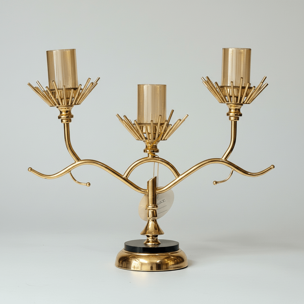DÉCORATION PRESTIGE – CHANDELIER DESIGN SOLEIL TRIPLE - MDM HOME