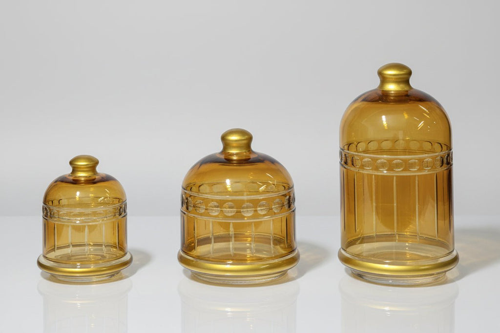 DÉCORATION PRESTIGE – COLLECTION CLOCHE ÉMERAUDE & OR - MDM HOME
