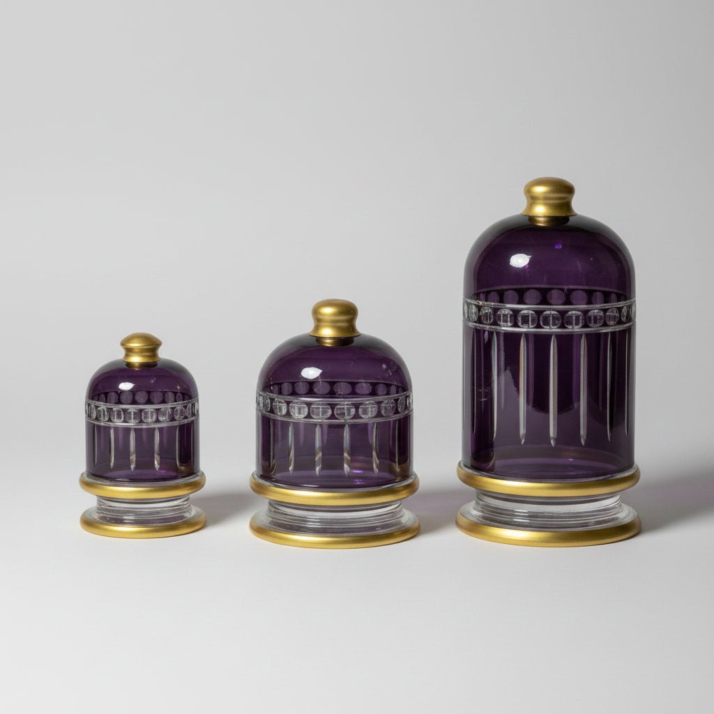 DÉCORATION PRESTIGE – COLLECTION CLOCHE ÉMERAUDE & OR - MDM HOME