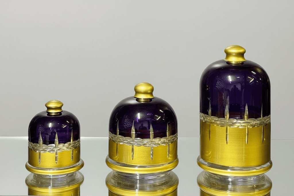 DÉCORATION PRESTIGE – COLLECTION CLOCHE RUBIS & OR - MDM HOME