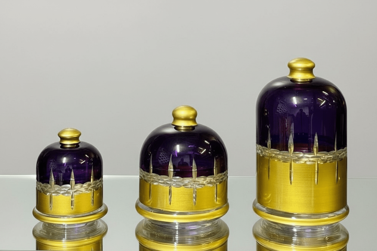 DÉCORATION PRESTIGE – COLLECTION CLOCHE RUBIS & OR - MDM HOME
