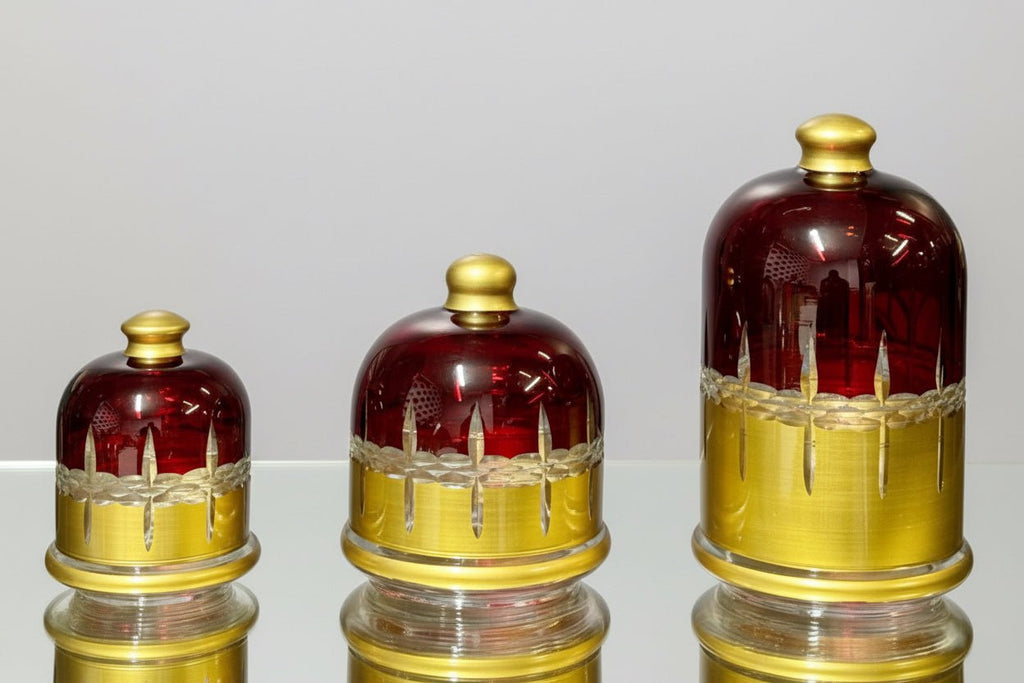 DÉCORATION PRESTIGE – COLLECTION CLOCHE RUBIS & OR - MDM HOME