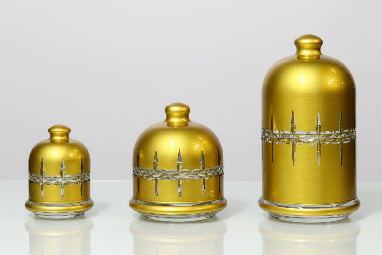 DÉCORATION PRESTIGE – COLLECTION CLOCHE RUBIS & OR - MDM HOME