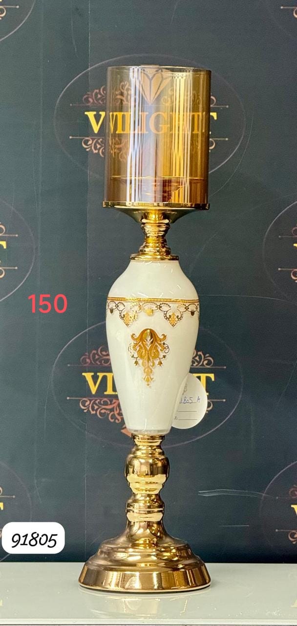 DÉCORATION PRESTIGE – PHOTOPHORE PORCELAINE ROYALE - MDM HOME