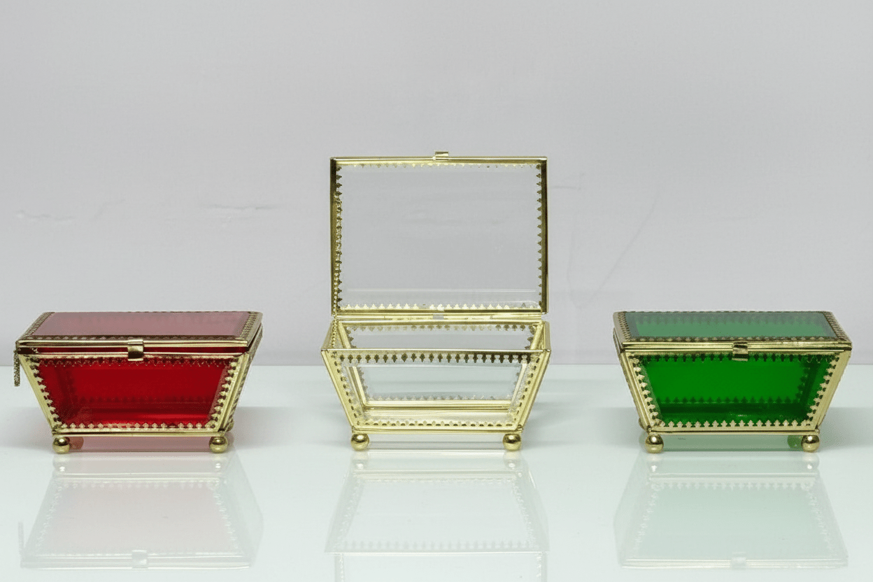 DÉCORATION PRESTIGE – TRIO DE COFFRETS ROYAUX - MDM HOME