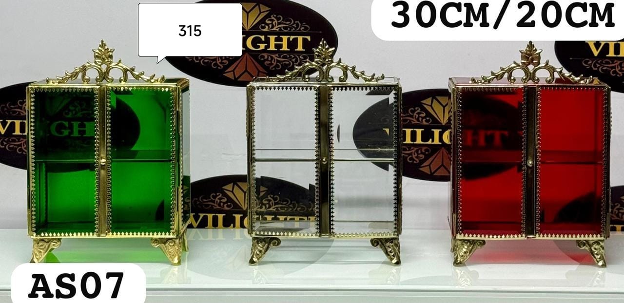 DÉCORATION PRESTIGE – TRIO MINI - VITRINES ROYALES - MDM HOME