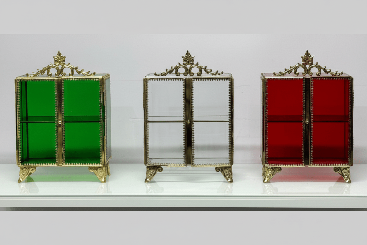 DÉCORATION PRESTIGE – TRIO MINI - VITRINES ROYALES - MDM HOME