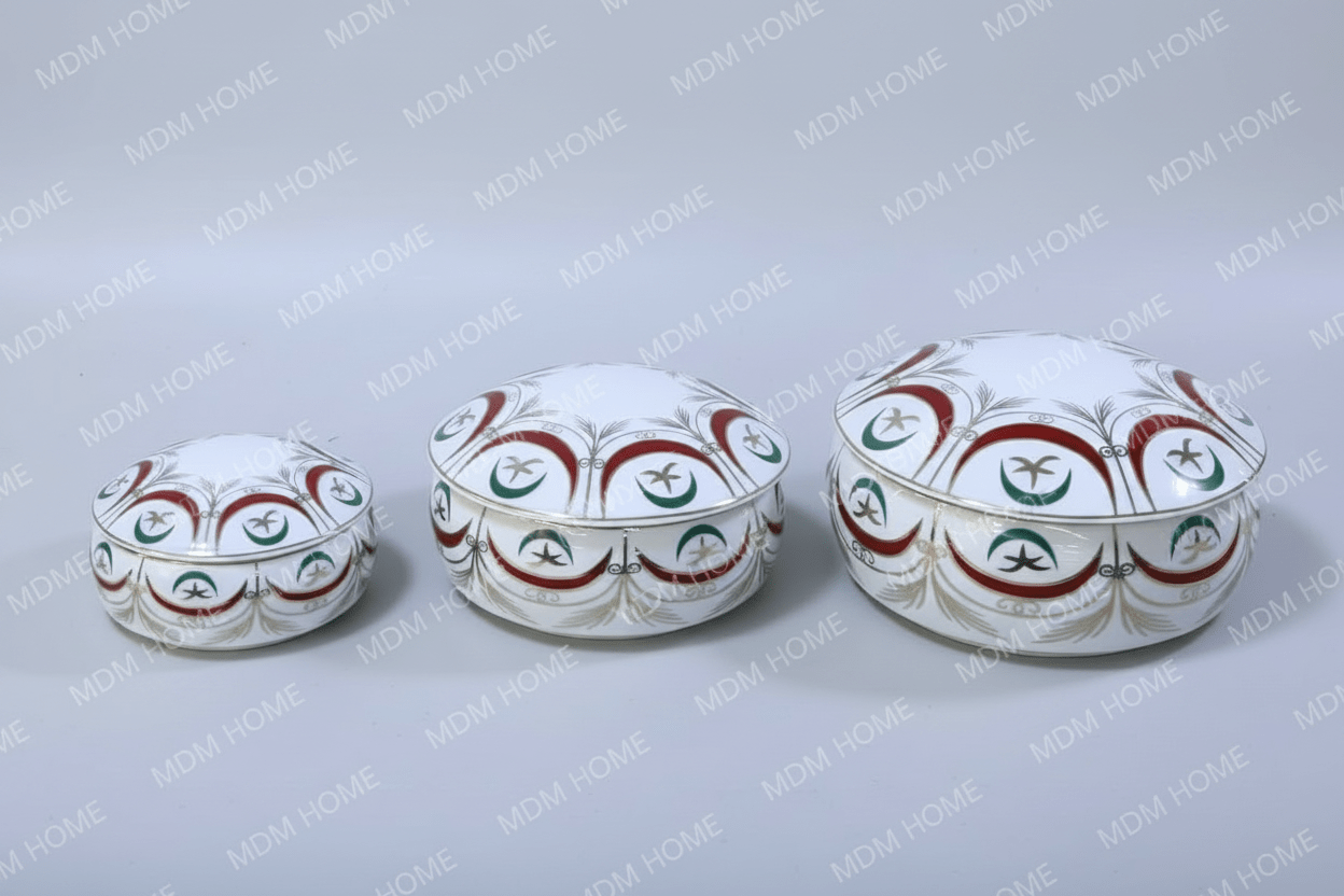 LOT DE 3 BOÎTES À FRIANDISES – ÉDITION MAROC PRESTIGE - MDM HOME