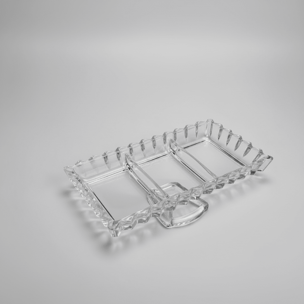 PLATEAU APERITIF 3 SECTIONS - COLLECTION ELEGANCE - MDM HOME