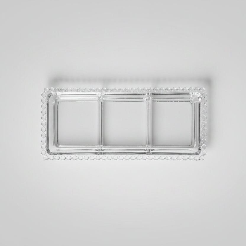 PLATEAU APERITIF 3 SECTIONS - VERRA COLLECTION - MDM HOME