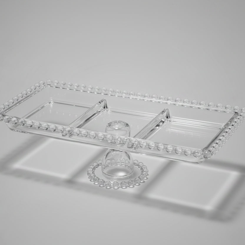 PLATEAU APERITIF 3 SECTIONS - VERRA COLLECTION - MDM HOME