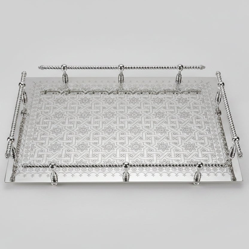 Plateau Beldi à base de cuivre - rectangulaire - MDM HOME