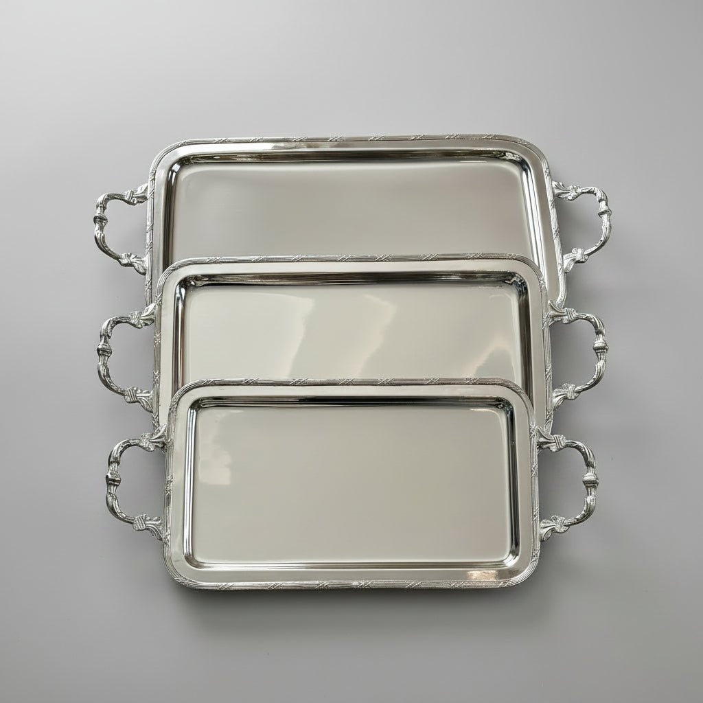 Plateaux en cuivre Argenté - MDM HOME