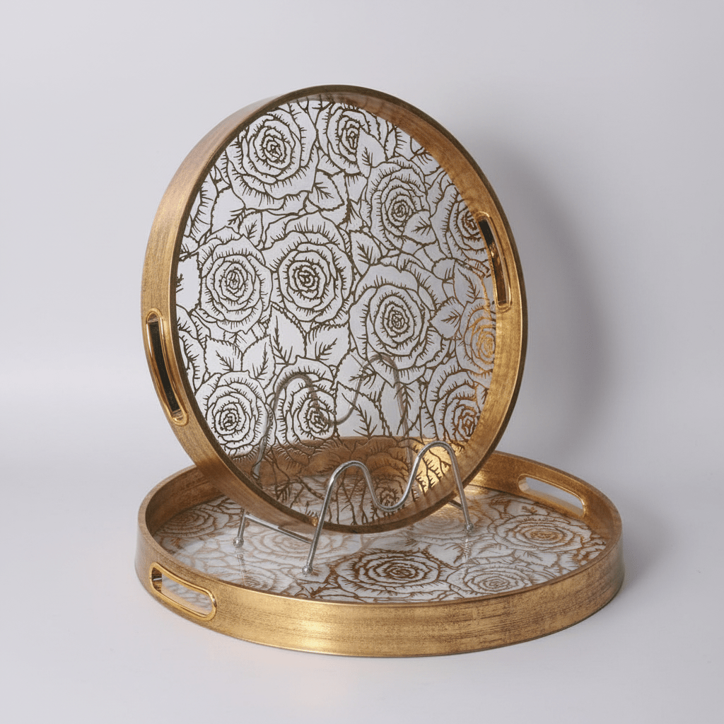 Plateaux rond luxe - MDM HOME