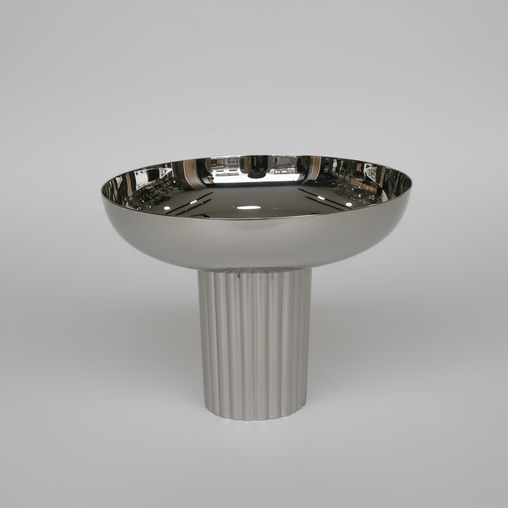 Présentoir rond inox premium - MDM HOME