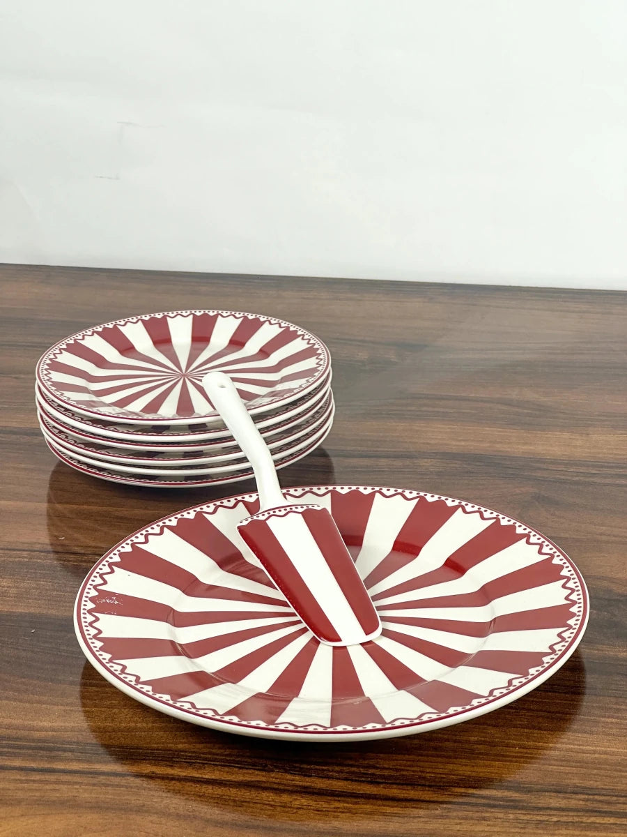 Service à gâteau 8 pièces - MDM HOMEVaisselle