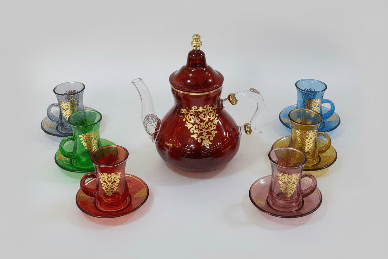 SERVICE À THÉ PRESTIGE – COLLECTION ROYALE MULTICOLORE - MDM HOME