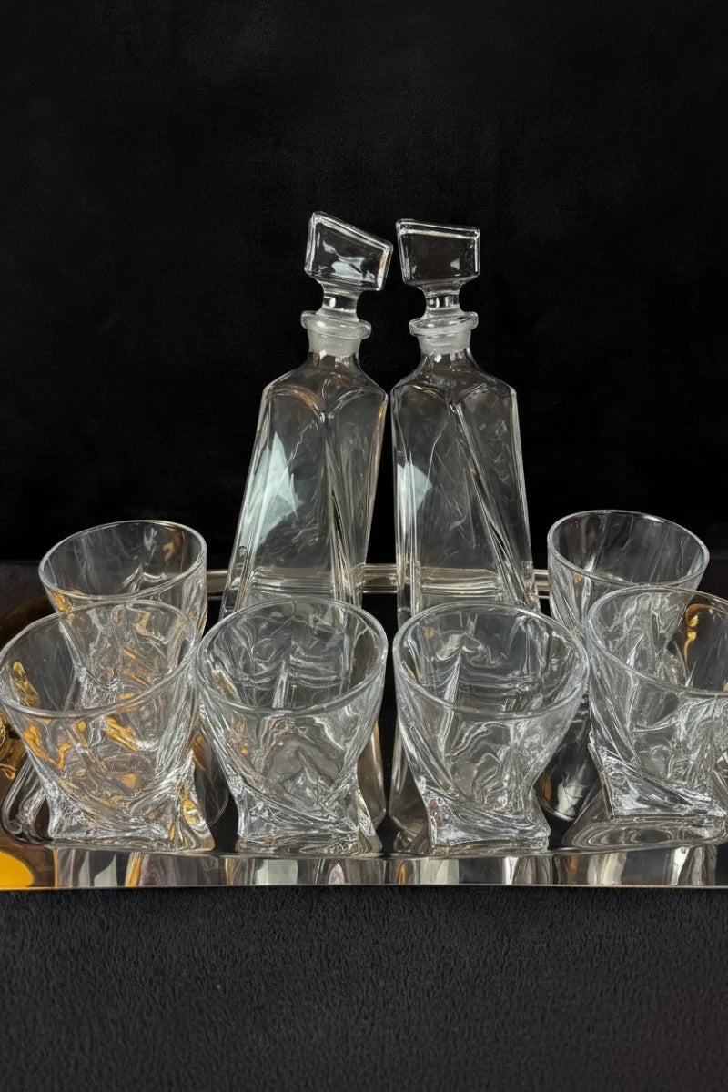 Service Bohemia : Ensemble 2 Carafes et 6 verres - MDM HOMEVaisselle
