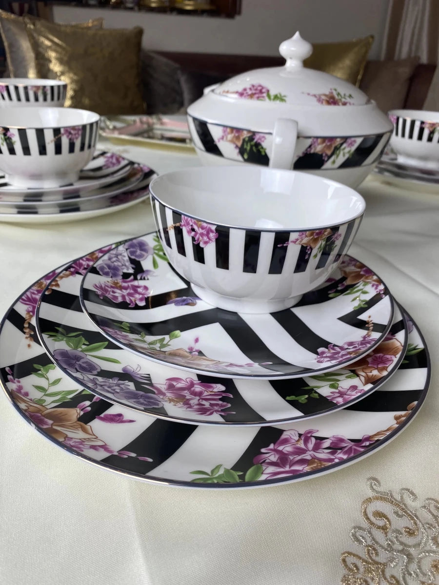 Service de table - 25 Pièces - MDM HOMEVaisselle