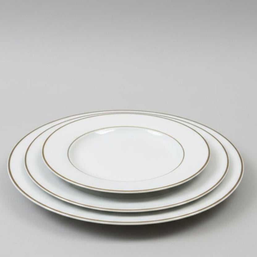 SERVICE DE TABLE – BLANC ÉPURE & OR - MDM HOME