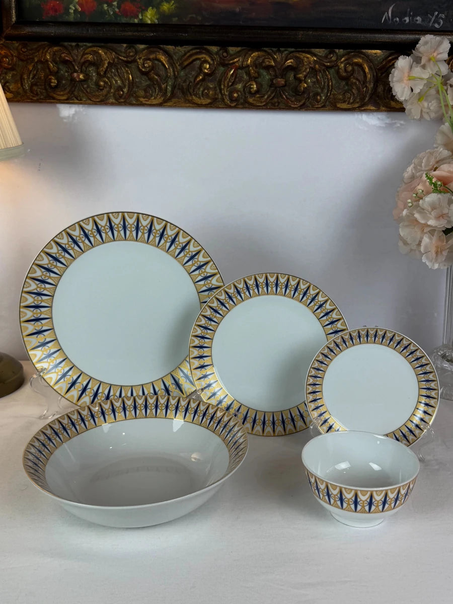 Service de table bordure OR - 25 pièces - MDM HOMEVaisselle