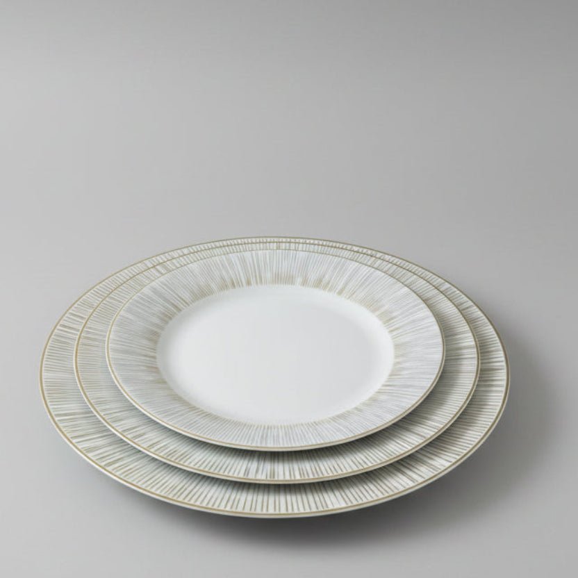 SERVICE DE TABLE – COLLECTION ÉLÉGANCE NOIRE ET OR - MDM HOME