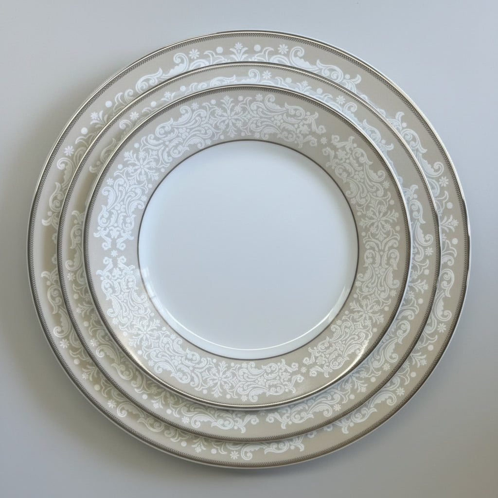 SERVICE DE TABLE – DENTELLE ARGENTÉE - MDM HOME