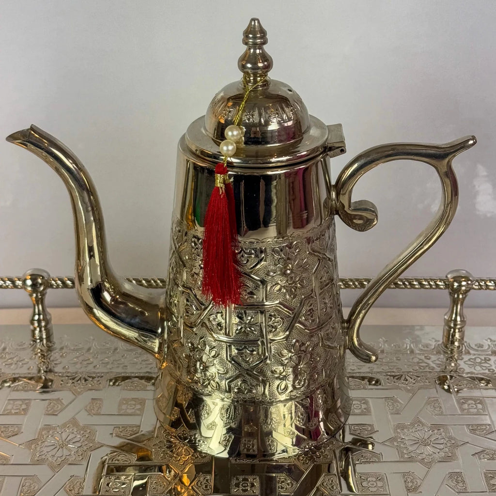 Théière Dama en Cuivre Argenté - Premium - MDM HOMEVaisselle
