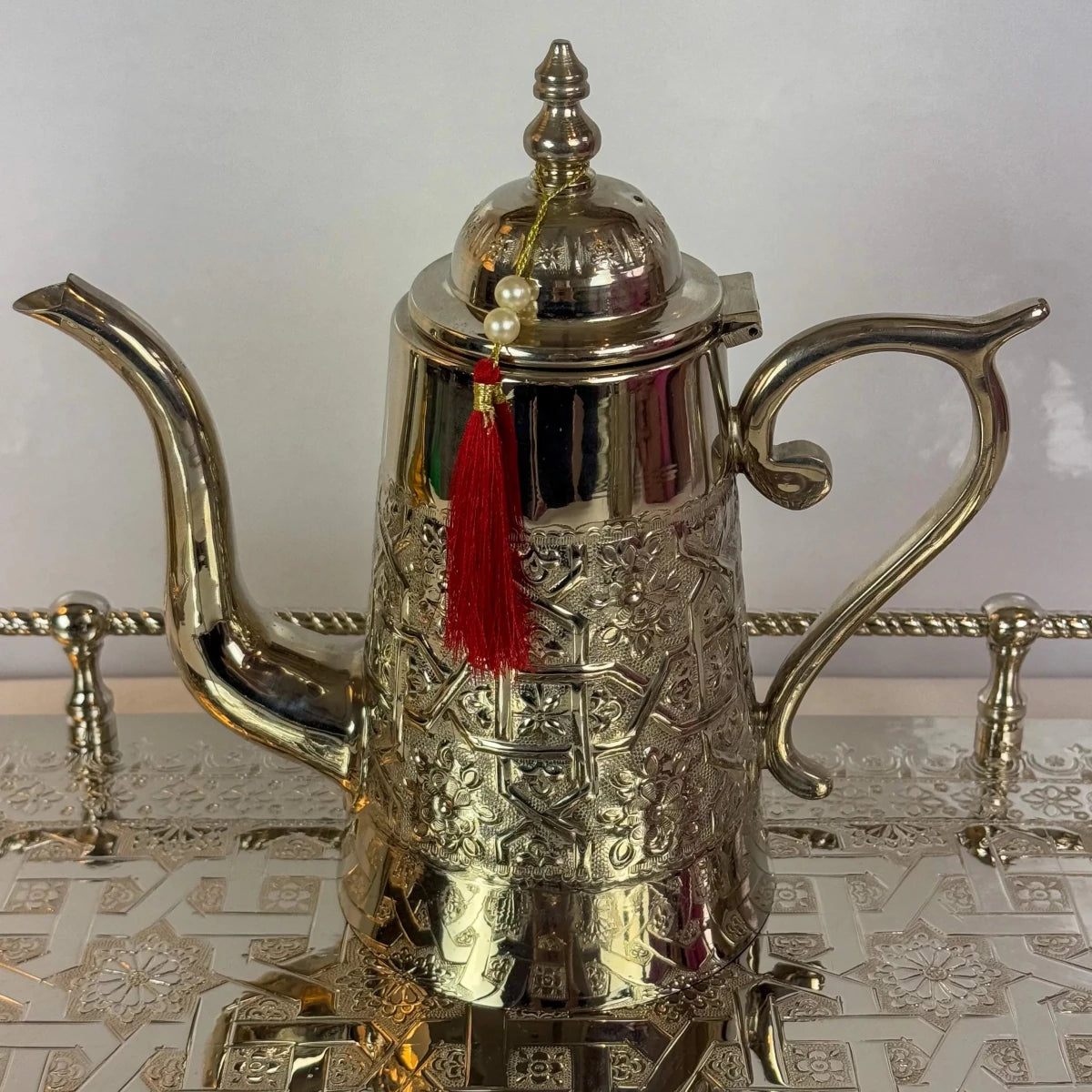 Théière Dama en Cuivre Argenté - Premium - MDM HOMEVaisselle