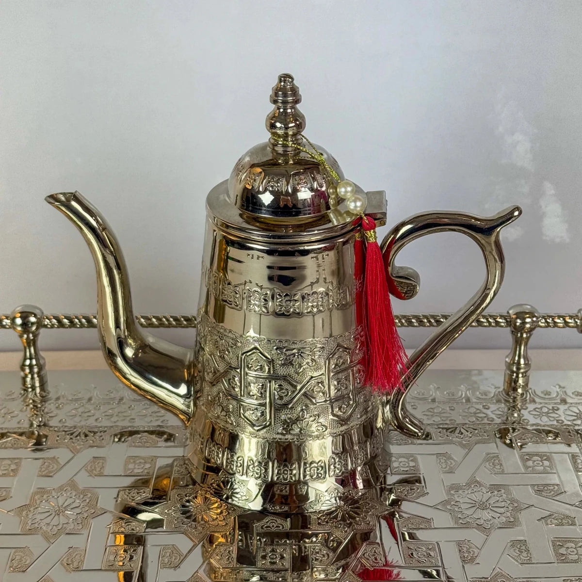 Théière Dama en Cuivre Argenté - Premium - MDM HOMEVaisselle
