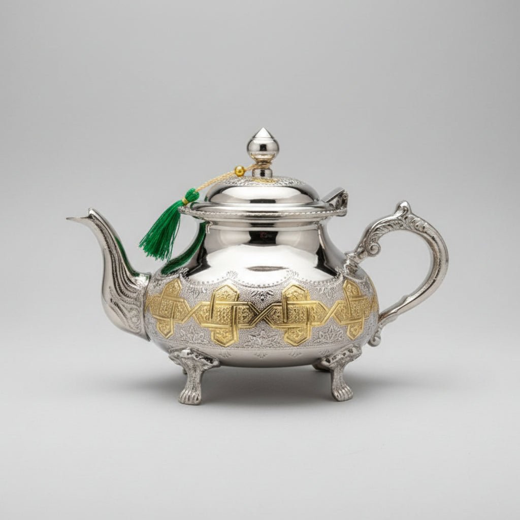 THÉIÈRE EN INOX PRESTIGE - STYLE MAROCAIN CLASSIQUE - MDM HOME